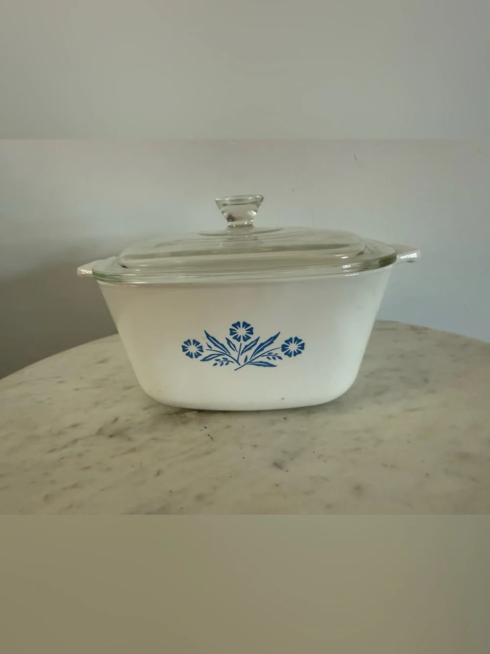 Corning Ware Cornflower Blue P-1 3/4-B Casserole 9” Long, 7” Wide, 4” Deep W/Lid